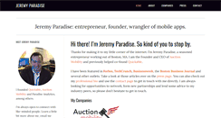 Desktop Screenshot of jeremyparadise.com